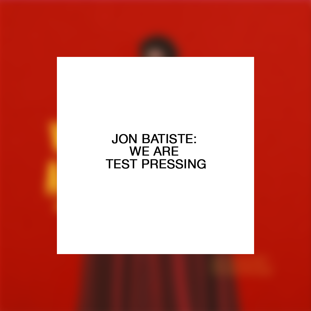 WE ARE Test Pressing