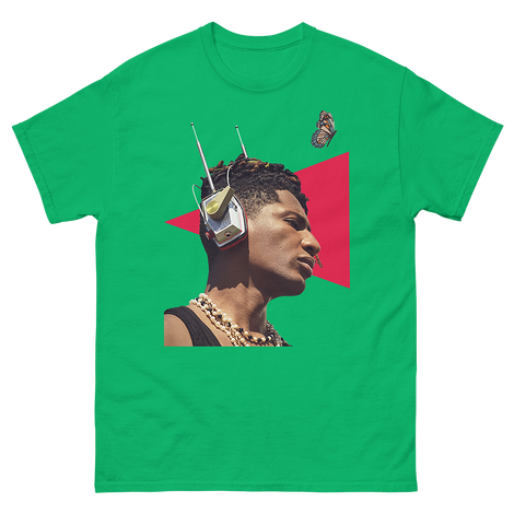B4 Face T-Shirt (Green)