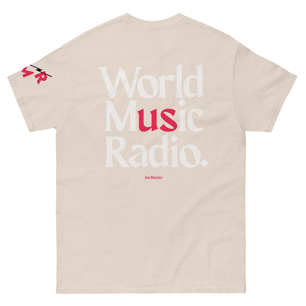 World M-US-ic Radio T-Shirt (Cream) Back